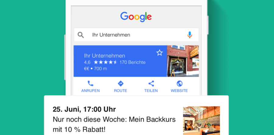 Neu: Beiträge auf Google My Business